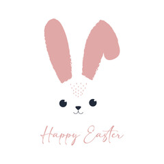 Happy easter vector illustration. it is suitable for card, banner, or poster