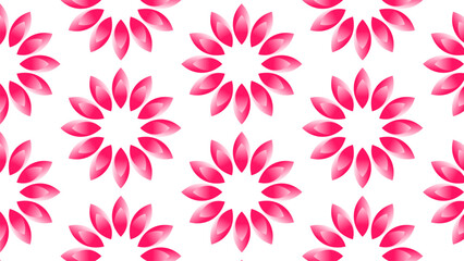 Fototapeta premium seamless pattern with pink flowers
