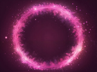Fototapeta premium Abstract glow blur Pink nature bokeh circular shape, abstract background illustration