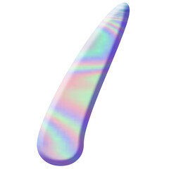 ALphabet and number symbol icon holographic color design illustration vector