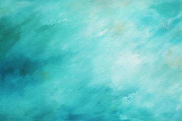 Abstract aquamarine paint texture background
