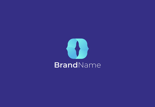 Logo Layout with Gradient
