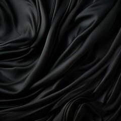 Fototapeta premium Abstract black background with cloth texture
