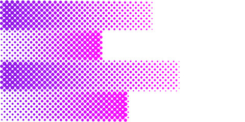 Abstract halftone effect background vector design. Abstract circle gradation.