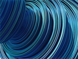 Abstract Background with Dynamic Blue and Teal Lines