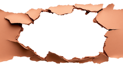 Intriguing hole in a weathered wall, glimpse into hidden depths and timeless stories