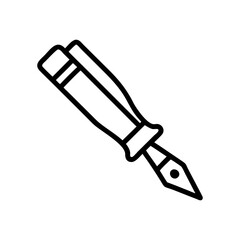 ountain Pen Icon | Writing & Calligraphy Symbo