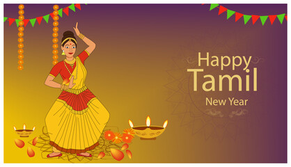 Tamil New Year Bharatanatyam Art