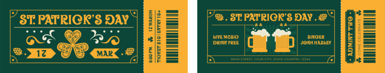 St. Patrick's Day Ticket