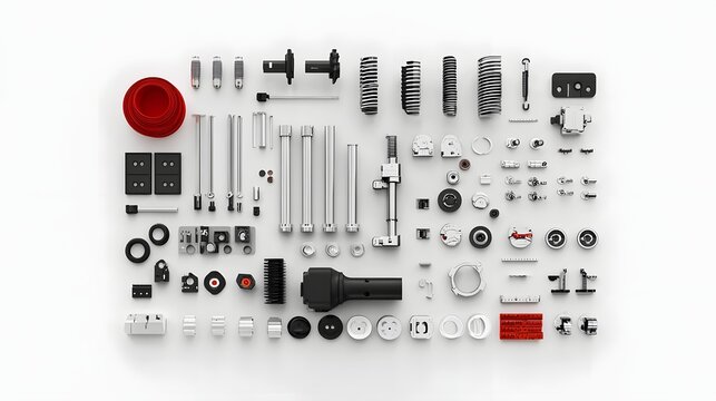 Detailed exploded view diagram showcasing the internal components and intricate design of a mortise lock mechanism