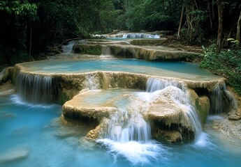 Kuang Si Cascade: Turquoise Pools in a Laotian Paradise



