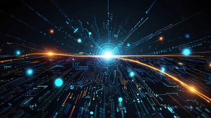 Fototapeta premium Creative inovative technology background