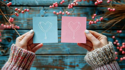 The issue of gender revealed through blue and pink decorations