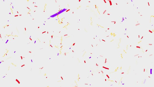 3D animation of exploding confetti. Colorful Isolated Confetti party popper Explosion confetti Blast Realistic,
Multicolor Confetti Explosion, explosion de confettis dor&eacute;s qui montent sur les c&ocirc;t&eacute;s.