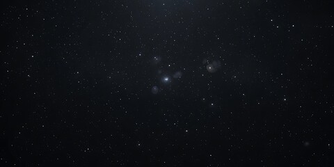 Fototapeta premium Serene cosmic vista, Vast expanse of stars in the dark universe