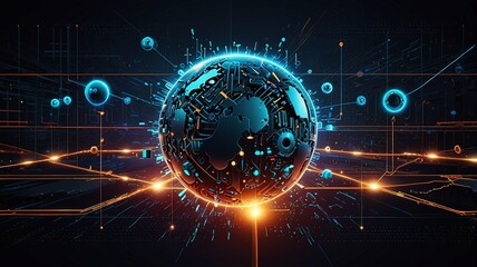 Creative inovative technology background