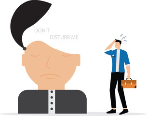 Overworked or stressed