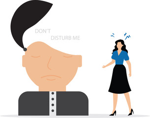 Overworked or stressed