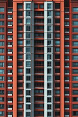 Urban High-Rise Apartment Facade