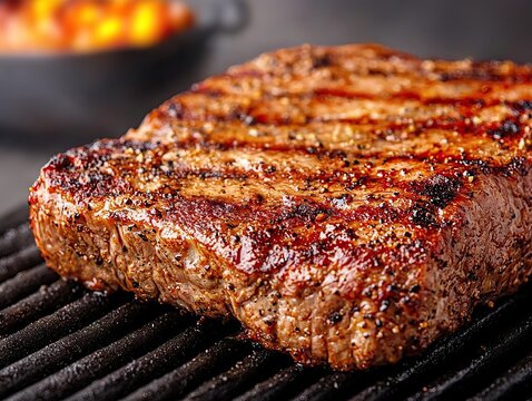 Grilling steak perfection cooking juicy cuts backyard food photography evening culinary art