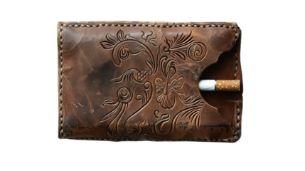 Custom Engraved Case on transparent background PNG.