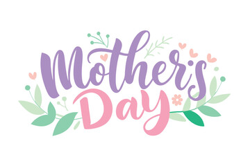 Elegant Mother's Day typography vector designs perfect for cards, posters, and creative projects.