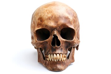 Skull Emoji, Isolated on White