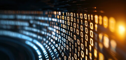 Machine-learning predictions looping endlessly, forming surreal neon vortexes of data corruption and infinite recursion