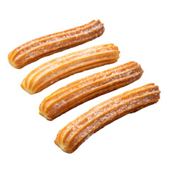 transparent background Sugary Churros: Delicious Fried Pastry