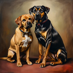 Obraz premium a Happy Puppy