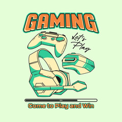 Fun Pro E-sports Logo and Gaming t-shirt Design Vector © Hubbub