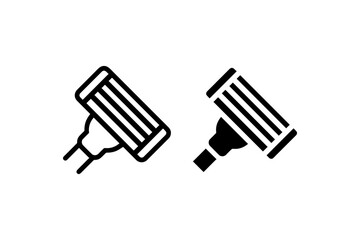 Shaving razor icon Vector