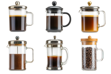 Elegant Glass Coffee French Press Collection