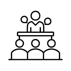 trial icon, trial line art - simple line art of trial, perfect for trial logos and icons