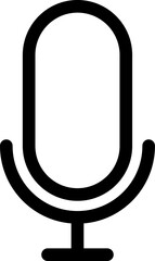 Microphone Icons set. Microphone sign, Mic, communications, radio, Podcast, microphone icon. Karaoke mic web and mobile app icons - Vector illustration symbol isolated on transparent background