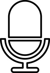 Microphone Icons set. Microphone sign, Mic, communications, radio, Podcast, microphone icon. Karaoke mic web and mobile app icons - Vector illustration symbol isolated on transparent background