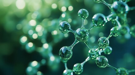 Chlorella Vulgaris Extract for Skincare with Green Essence Visuals