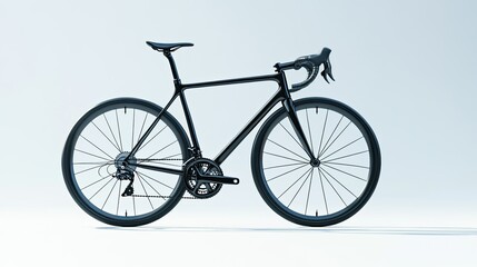 Advanced road bike model, perfect for competitive racing, with branding space on the sleek frame, isolated on white.