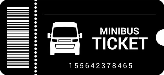 Bus travel ticket, autobus public transport pass icon set. Paper passenger seat card for trip. Journey coupon urban transportation. Transportation Ticket Icons Collection, Travel Ticket Vector Set © Volodymyr