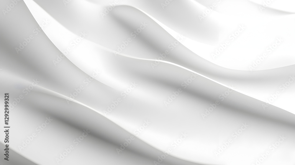 Wall mural texture background with a seamless white surface and soft shadows