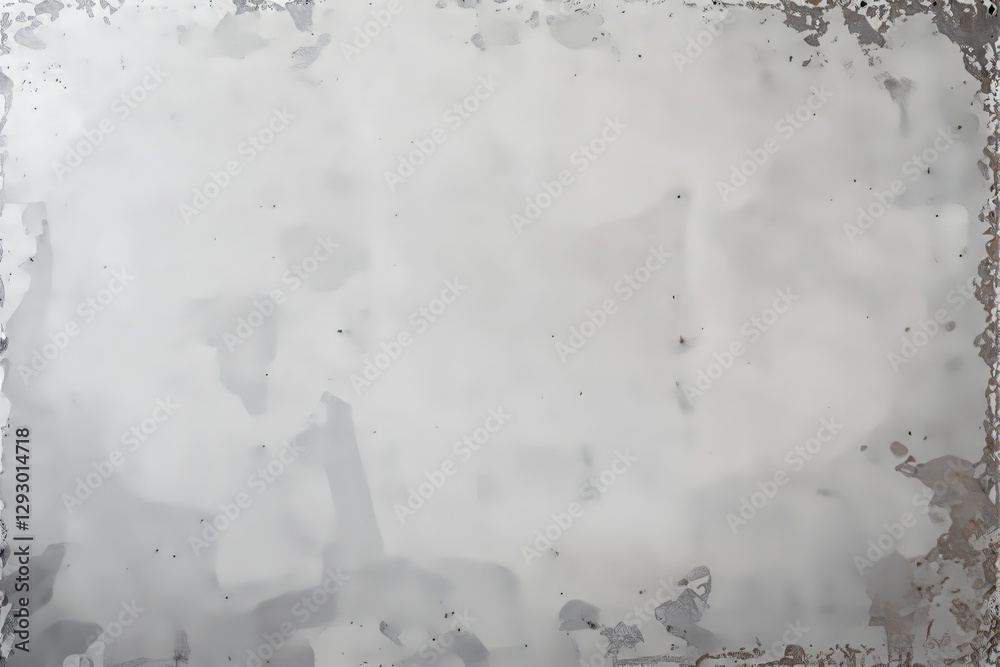Poster Grunge white background with distressed texture and subtle abstract details.