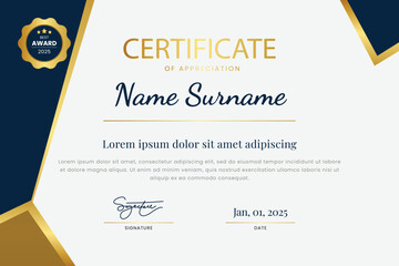Elegant Certificate Template Design