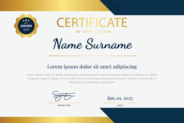 Obraz premium Elegant Certificate Template Design