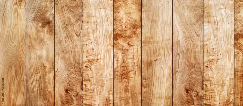 Aufkleber warm maple hardwood texture in light golden brown tones arranged vertically, offering ample copy spa