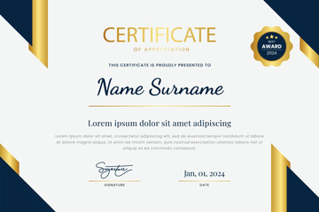 Elegant Certificate Template Design