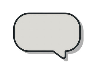 Creative speech bubble design digital art graphic design modern minimalist visual communication