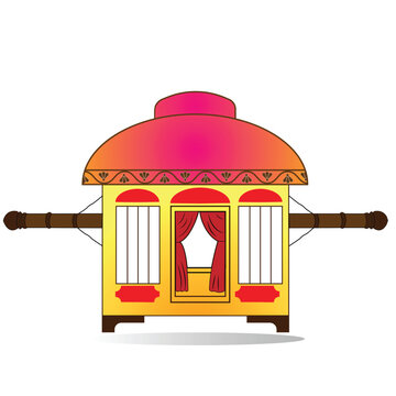 Indian wedding palki