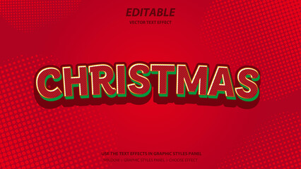 편집 가능한 텍스트 이펙트 Editable vector text effect 
Christmas