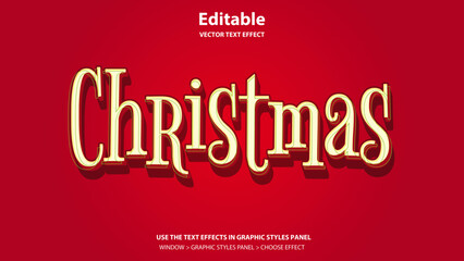 편집 가능한 텍스트 이펙트 Editable vector text effect 
Christmas