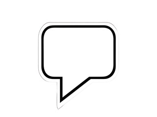 Naklejka premium Creative speech bubble designs graphic design digital art modern environment close-up view visual communication